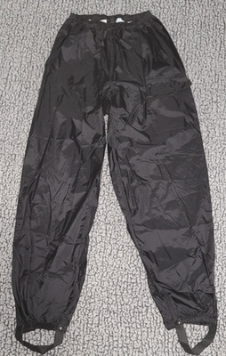 Tour Master Defender Motorcycle Rain Pants Mens XXL 38-40 Black Reflective