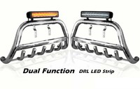 "Bragan™ Bull Bar + 17\" Dual Row LED Lichtleiste FüR Citroen Berlingo 2019+ Chrom"