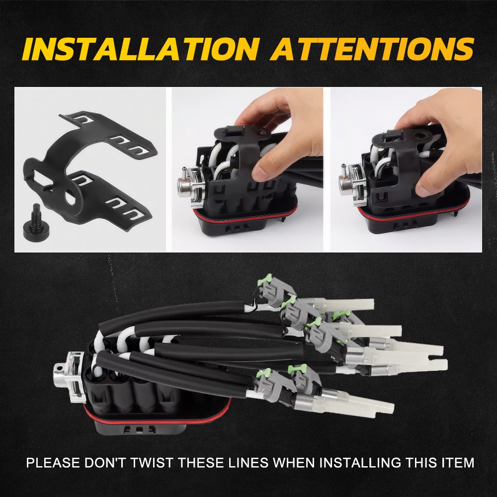 Fuel Injector Spider Injection Fit Chevy GMC Pickup 5.0L V8 5.7L FJ504 89060440 thumbnail 4