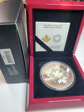 Canada 2019 $50 - Maple Leaves in Motion - Proof Silver Coin LOW COA # 0069/1000