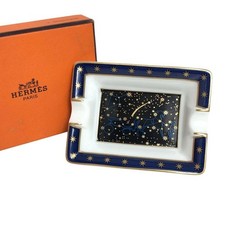 HERMES Paris Aschenbecher Stern Zubehör Tablett 8cm×6cm 1999 mit Box gebraucht