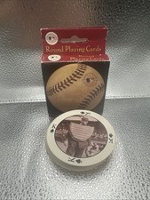 Major League Baseball Vintage Round Playing Cards Complete  Excellent Condition