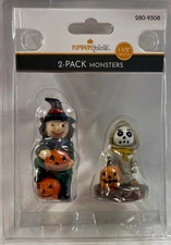 CUTE WITCH & GHOST FG Square PUMPKIN HOLLOW 2025 NEW #280-9308