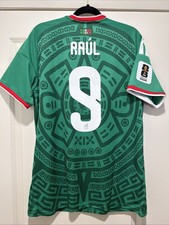 Raul Jimenez #9 Mens LARGE Adidas Mexico Fan Home World Cup Jersey