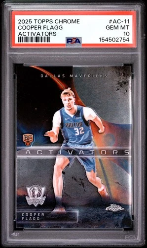 2025 Topps Chrome Cooper Flagg Base (PSA 10)