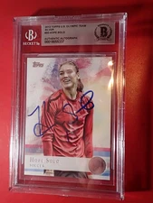 Hope Solo 2012 Topps Silver Beckett Slabbed Signed Rookie Authentic Auto