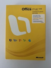 Microsoft Office Mac 2008 Home Student Edition CDs