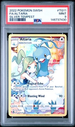 PSA 9 | Pokemon TCG | Silver Tempest | Altaria #TG11