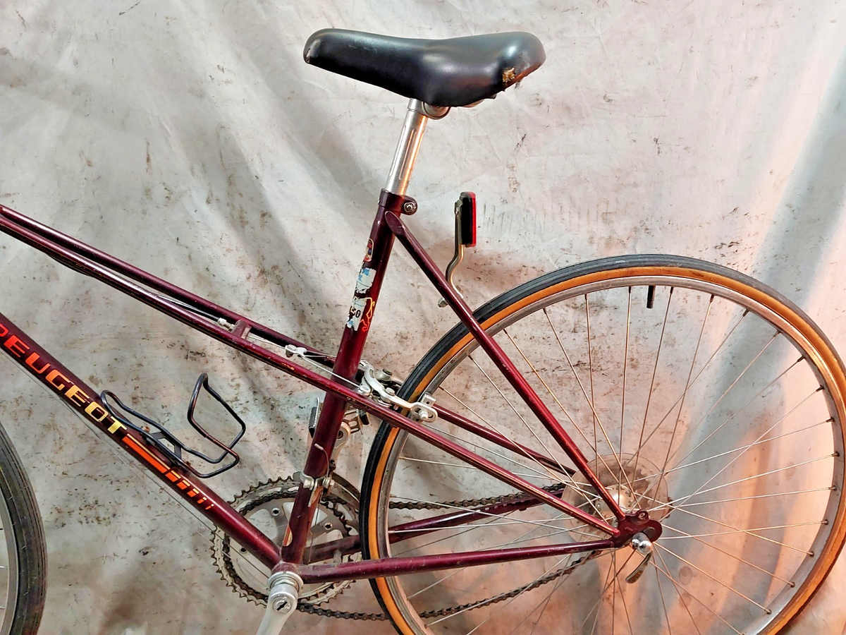 1985 Peugeot Mixte Touring Road Bike 50cm Small Butted Steel Step