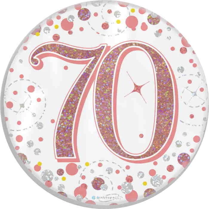 Ages 1-100 Adult Age Milestone Birthday Badge 16th 18th 21st 30 40 50 60 70 - Image 3 of 4