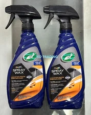 2-Pk~ Turtle Wax Paint Plastic Rubber ICE SPRAY WAX Intense Wet Shine Protection