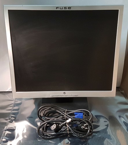 FUSE LCD Monitor N19 F19DS 4:3 1280x1024 DVI VGA with VGA & power cables - Picture 3 of 6
