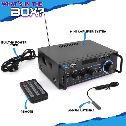 PyleHome PDA29BU.6 Compact Bluetooth Steereo Power Amplifier - Picture 7 of 7