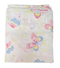 Pottery Barn Kids Girl s Size Twin Butterfly Organic Cotton Flat Sheet