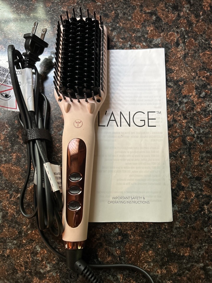 L'ange Le Vite Hairbrush Straightener in Blush 99451073800 eBay