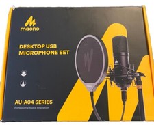 Maono Desktop USB Microphone Set - AU-A04T Professional Audio Innovation