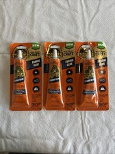 Gorilla Waterproof Fabric Glue 2.5 Ounce, 3-Pack, Clear