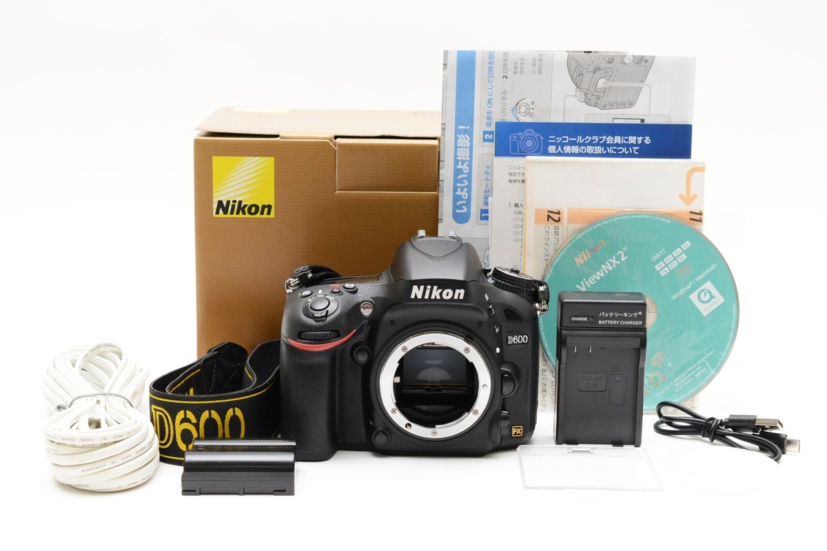 Nikon D600 MP Digital SLR Camera Body 4,359 shot [Near Mint] From Japan