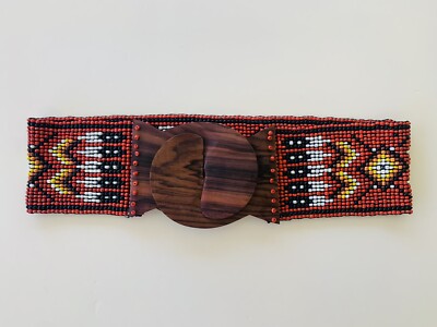 NWOT Anthropologie decorative beads embellish jewel rhinestones belt green/red M Anthropologie | Accessories | Nwot Vintage Anthropologie  main image 2