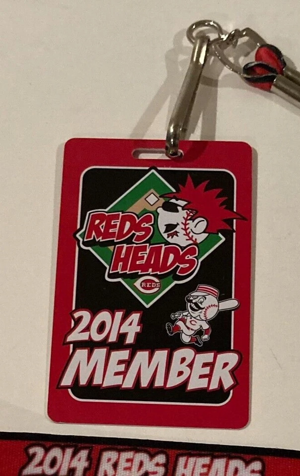Cincinnati Reds Heads Kids Club 2014 Member Lanyard USED - Image 3 of 4