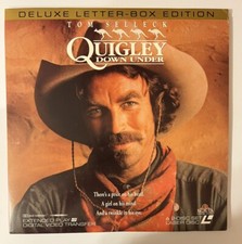 Quigley Down Under Deluxe Laserdisc 2 Discs Letterbox Tom Selleck Alan Rickman