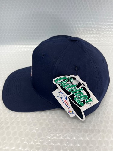 NWT RARE Vintage Outdoor Cap Company Snapback Boston Red Sox Cap Hat BLUE - Picture 2 of 11