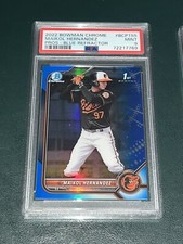 2022 Bowman Chrome Maikol Hernandez BLUE /150 PSA 9