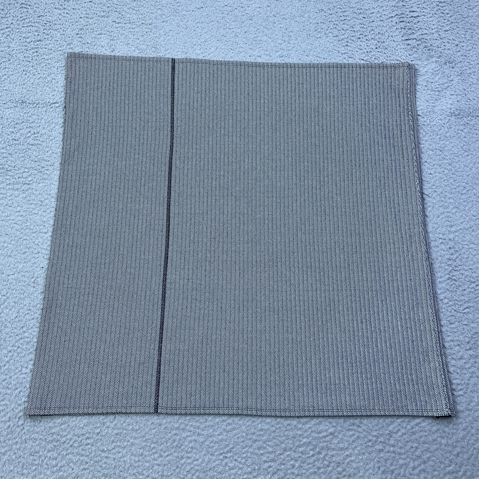 Lululemon Customizable Snap Scarf Gray O/S Herringbone Black Rulu Infinity