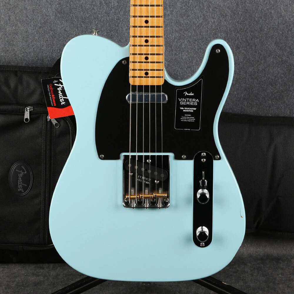 Fender vintera 50s telecaster modified daphne blue deals