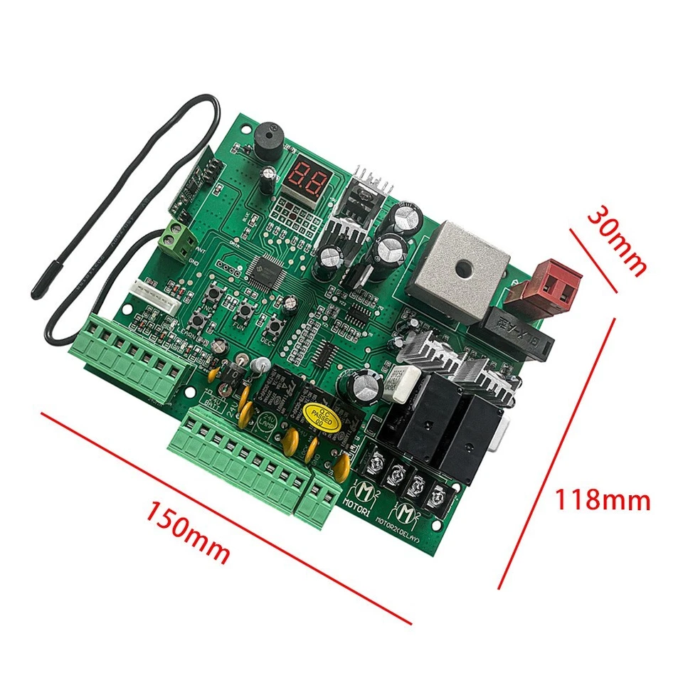 24VDC swing gate opener motor control board electronic card controller pcb EGA10 - Image 2 of 4