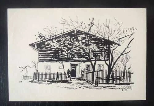 Ernst Huber (Wien 1896-1960) originale Lithografie in der Platte monogrammiert