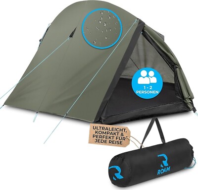 ROAM 1-2 Personen Campingzelt ultraleicht, schneller Aufbau, Wasser-/Wetterfest