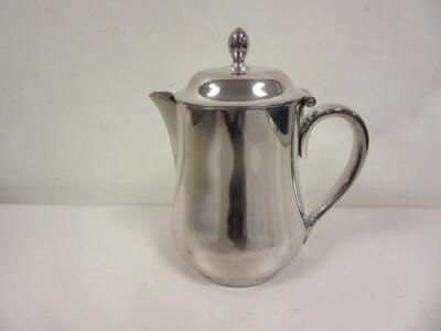 Sant Andrea Italy Creamer Silver Plated With Flip Lid 5'' Tall 10 oz
