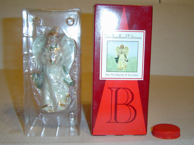 ORNAMENT ANGEL Bradford Editions Christmas May the Wind be at Your Back MINT NEW