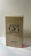 Giorgio Armani Acqua Di Gio Absolu 4.2 oz Men's Eau de Parfum Spray NIB SEALED
