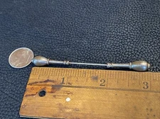 Antique 3” Screw-on Ball Ends Vintage Collar Bar Button Hole Accent Studs Pin