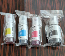 NEW Genuine Epson 502 Ink Bottle Set 4 Bottles For Eco Tank Printer