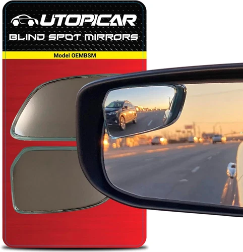 Convex Blind Spot Mirrors 2 Pack - OEM Car Side Mirror Blindspot Eliminator