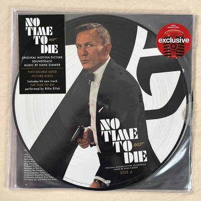 HANS ZIMMER No Time To Die (Soundtrack) 2021 Decca 2xLP Picture Disc - MINT