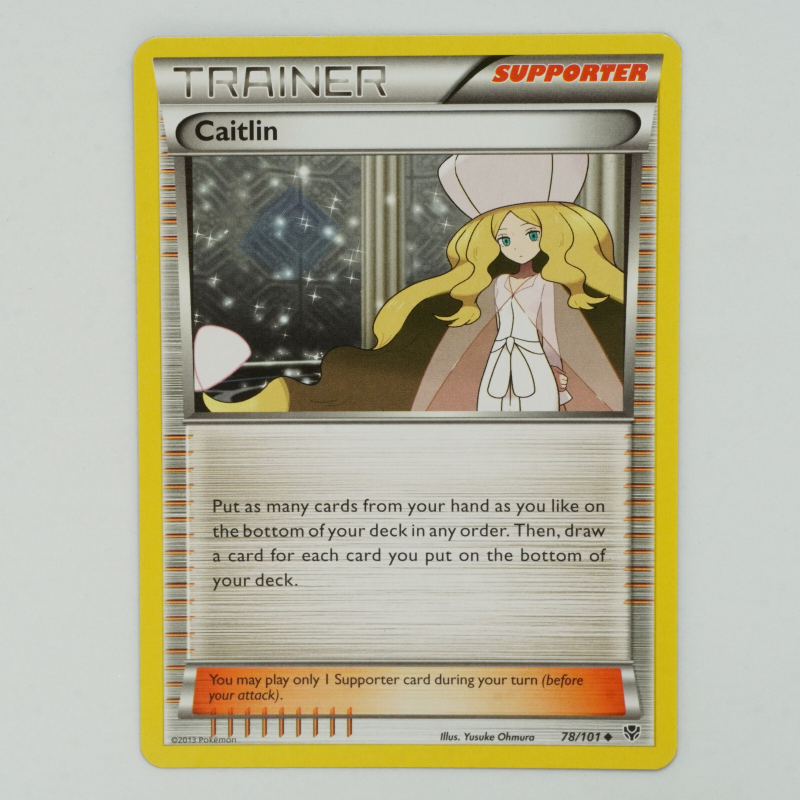 Caitlin 78/101 Uncommon Black & White: Plasma Blast Pokemon Card