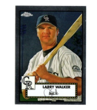 2021 Topps Chrome Baseball Platinum Anniversary Larry Walker Base #527