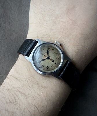 1940s West End Watch Co Sowar Prima Civil Service India, sweep