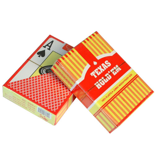 Cartes Poker 100 % Plastique Texas HOLD EM Cartes Poker 100 % Plastique Texas HOLD EM