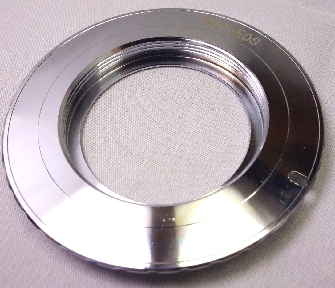 M42 Pentax screw Lens to Canon EOS EF Camera mount adapter Ring EF