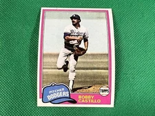 1981 Topps #146 Bobby Castillo Los Angeles Dodgers