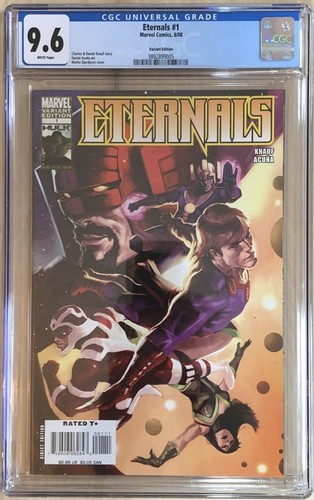 Eternals #1 Djurdjevic Variant Cover CGC 9.6 NM+ 2008 Disney MCU Sersei Ikaris 