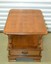 ethan allen heirloom end table maple solid top #10-8654 211 nutmeg table b