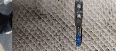 13 X  LCC6-14A-L 6 AWG 2-Hole 7 LONG 6 SHORT Barrel 1/4'' Stud Copper Comp  Lug