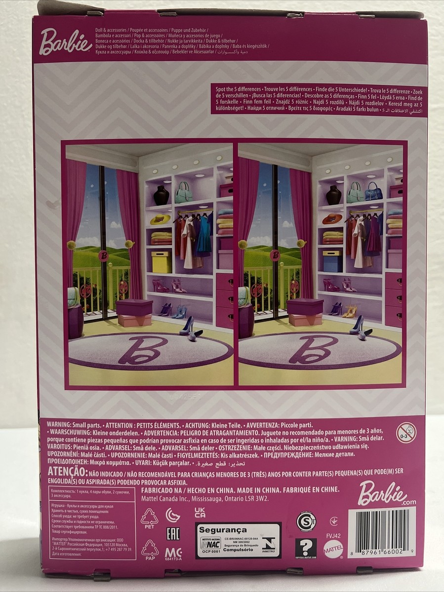 DMG BOX Barbie Doll Fashion Dresses and Accessories Shoes
