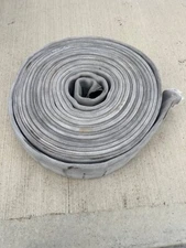 4 3/8"  wide (white) Fire hose for boat docks, abrasion protection. 10’ length